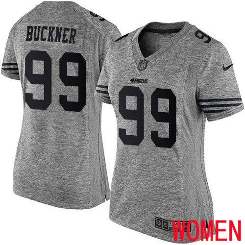 San Francisco 49ers Limited Gray Women DeForest Buckner NFL Jersey #99 Gridiron